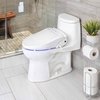 Brondell Swash Select EM617 Bidet Seat with Warm Air Dryer, Round White EM617-RW